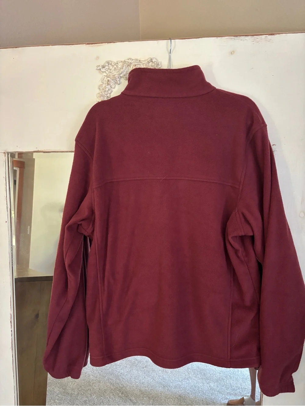 Columbia Men's Steens Mountain 2.0 Full Zip Fleece Jacket Burgundy - Size L